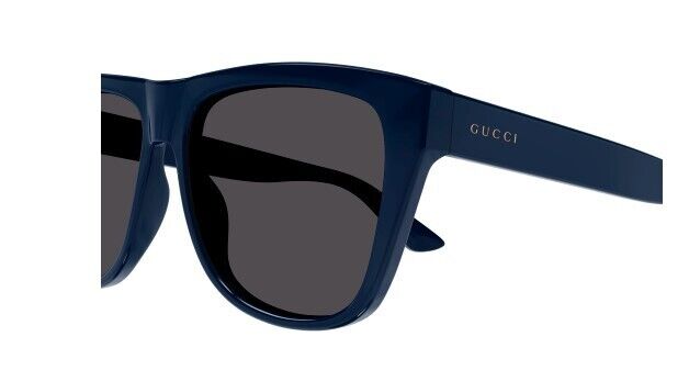 Gucci GG1345S 004 Blue/Grey Rectangular Men's Sunglasses