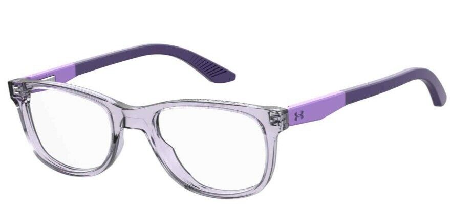 Under Armour Ua 9002 0B3V/00 Violet Junior Rectangle Unisex Eyeglasses