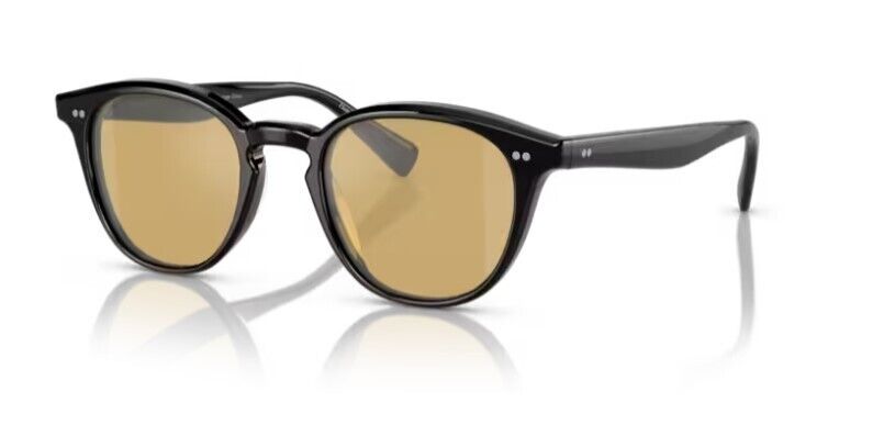 Oliver Peoples 0OV5454SU Desmon Sun 10050F Black/Mustard Mirrored Sunglasses