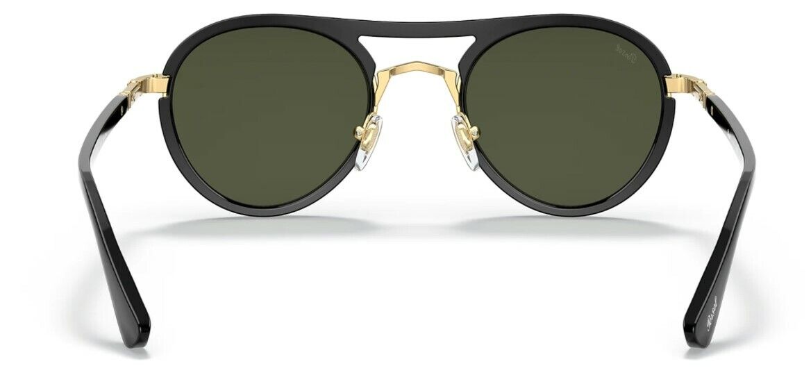 Persol 0PO 2485S 114331 Gold Black/Green Unisex Sunglasses