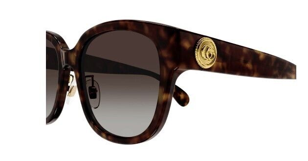 Gucci GG 1409SK 002 Havana/Brown Cat Eye Oversized Women's Sunglasses