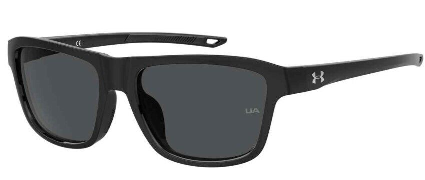 Under Armour UA-RUMBLE/F 0807/KA Black/Grey OLEO Square Unisex Sunglasses