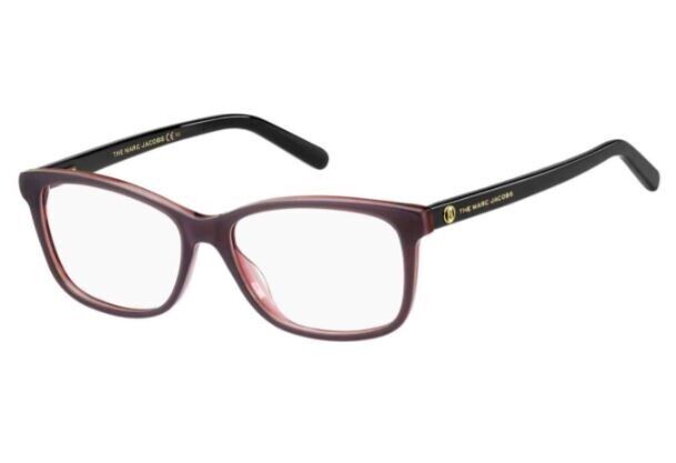 Marc-Jacobs MARC-558 07QY/00 Grey Burgundy Rectangle Women's Eyeglasses