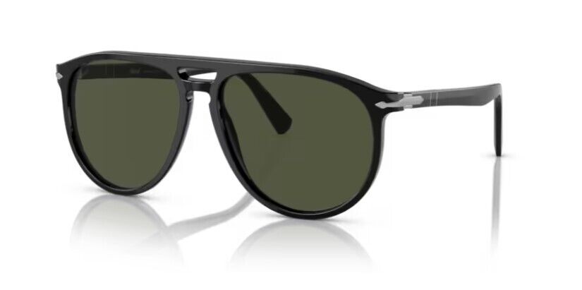 Persol 0PO3311S 95/31 Black/Green Unisex Sunglasses