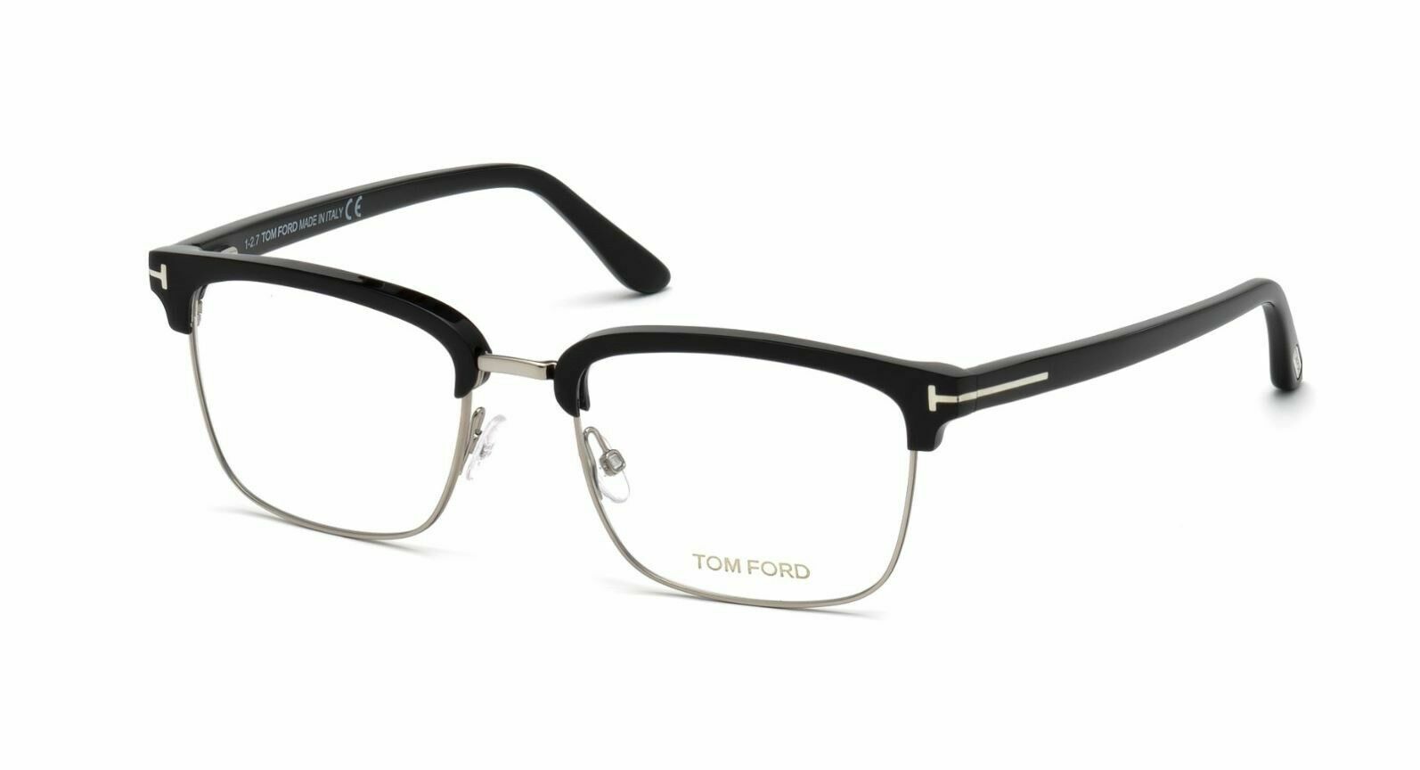Tom Ford FT5504 005 Black 54 mm Men's Eyeglasses