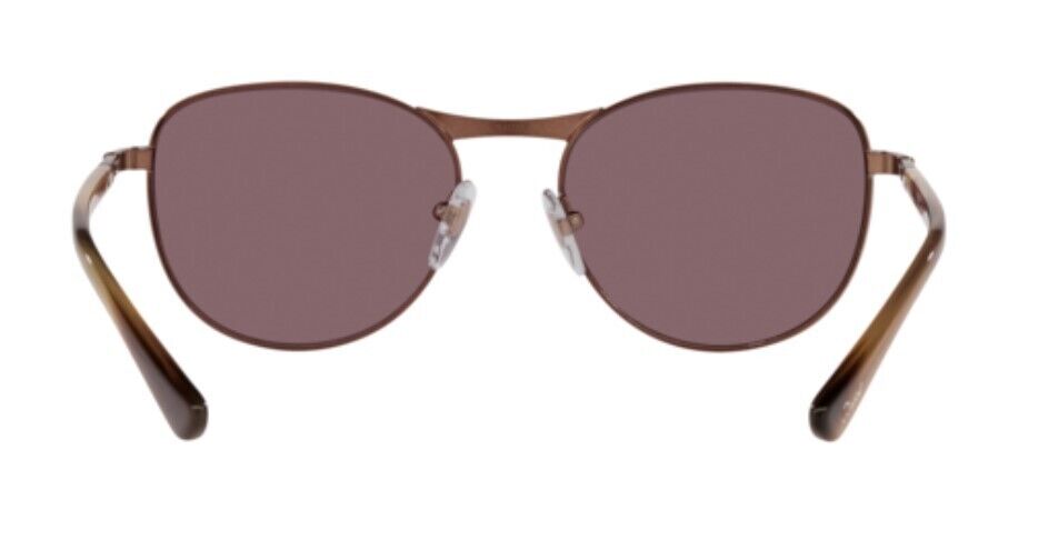 Persol 0PO1002S 1124AF Shiny Brown/Dark Violet Polarized Unisex Sunglasses