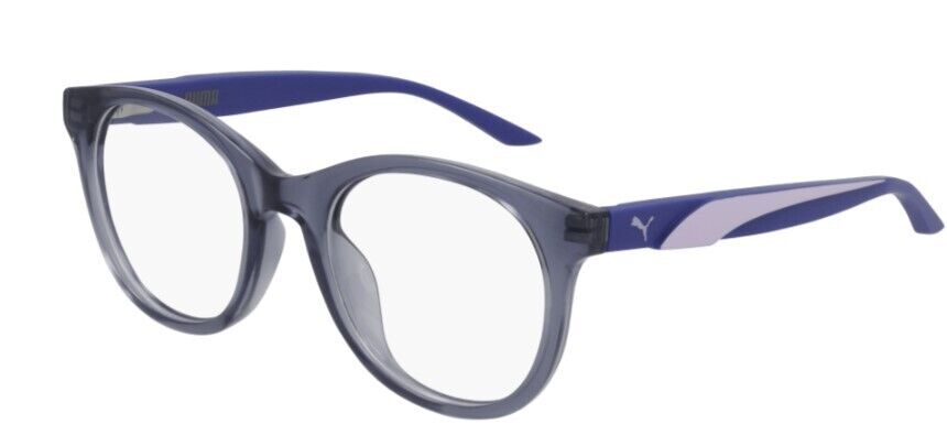 Puma PJ0057O 002 Blue/Blue Round Junior Full-Rim Eyeglasses
