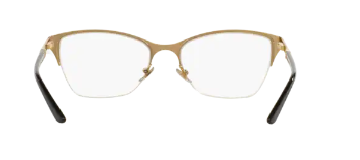 Versace 0VE1218 1342 Black/Gold 53mm Cat-Eye Women's Eyeglasses