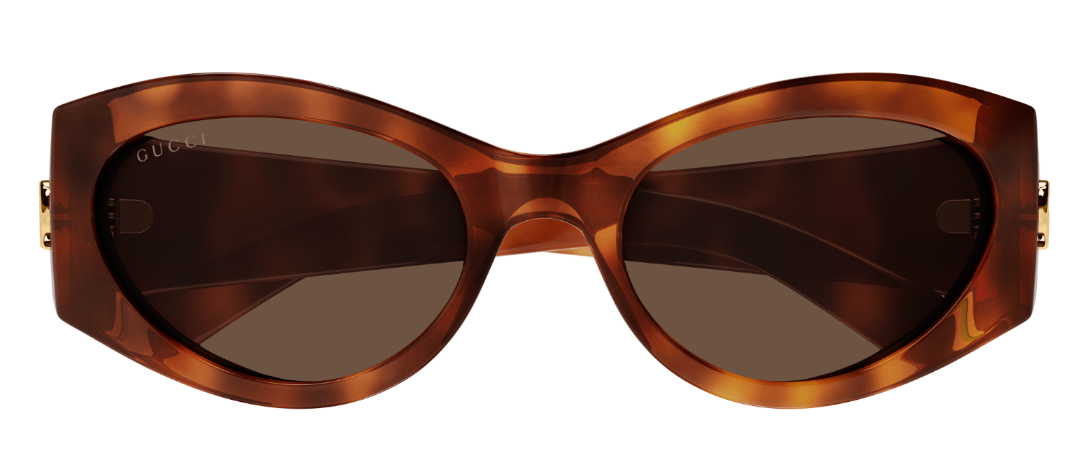 Gucci GG1401S-002 Havana/Brown Cat-eye Women's Sunglasses