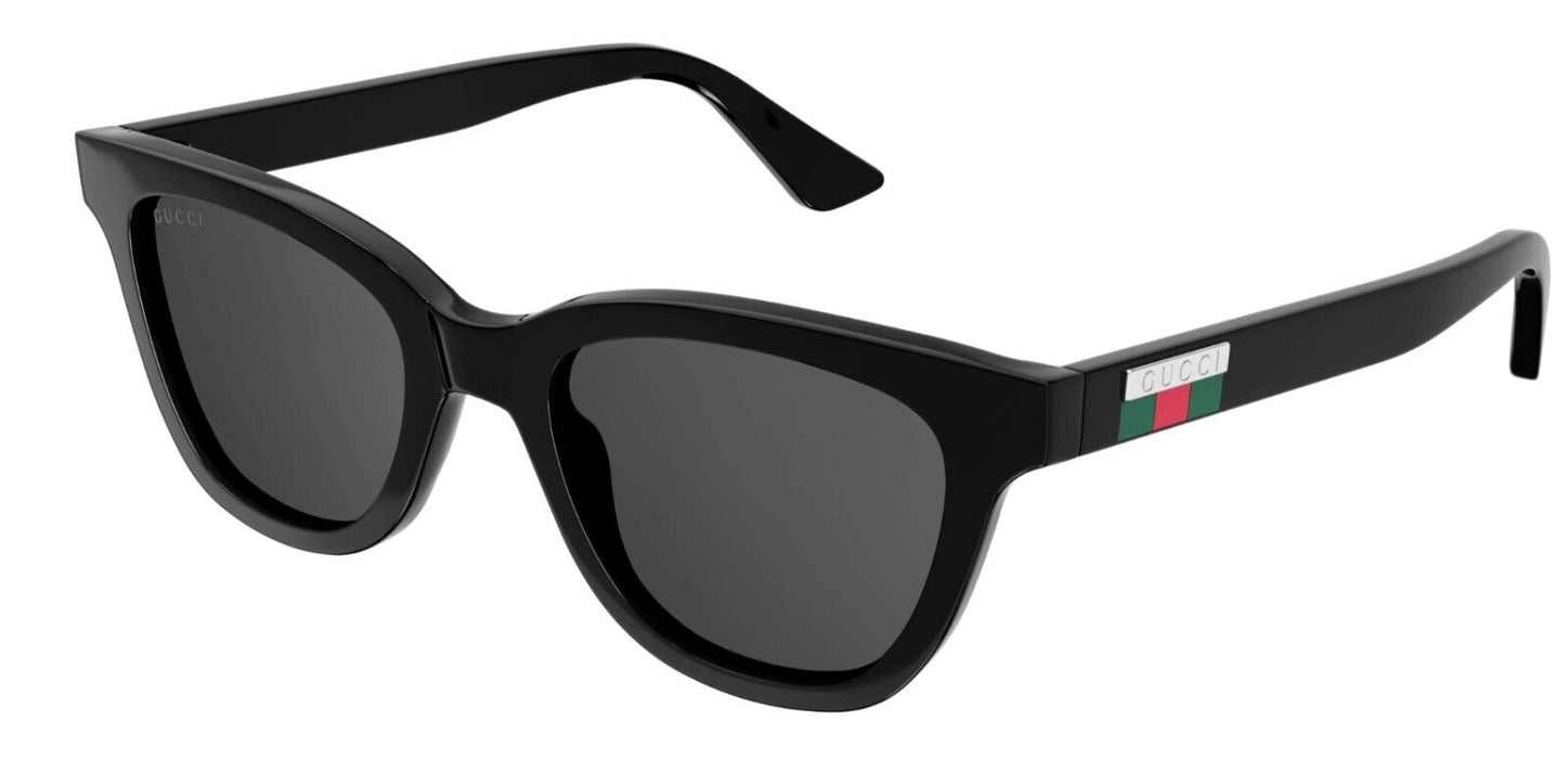 Gucci GG1116S 001 Black/Grey Rectangular Men's Sunglasses