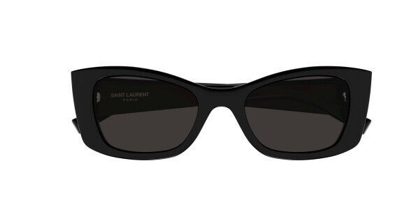 Saint Laurent SL 593-001 Black/Black Cat Eye Women's Sunglasses