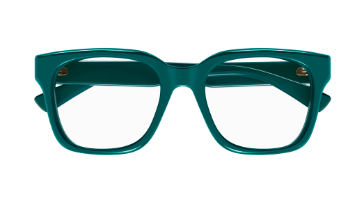 Gucci GG1176O-003 Blue Clear Square Men's Eyeglasses