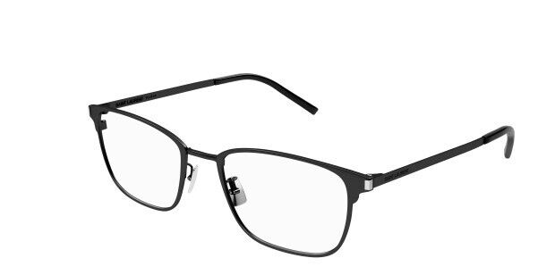 Saint Laurent SL 585 001 Black Rectangular Men's Eyeglasses