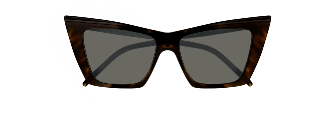 Saint Laurent SL 372 003 Havana/Grey Unisex Cat-Eye Sunglasses