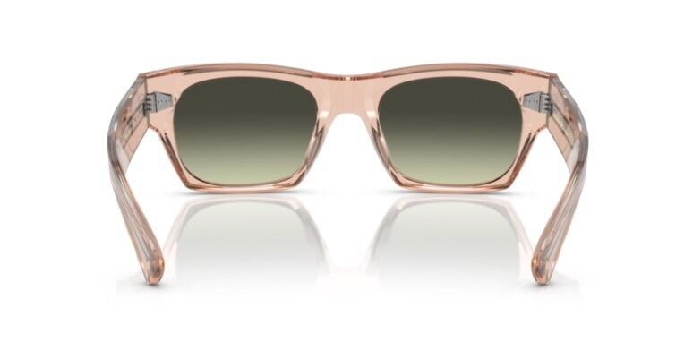 Oliver Peoples 0OV5514SU Kasdan 1758BH Blush/Gradient G-15 Dark Green Sunglasses