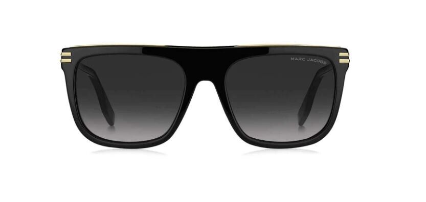 Marc Jacobs MARC-586/S 0807/9O Black/Grey Gradient Rectangle Men's Sunglasses