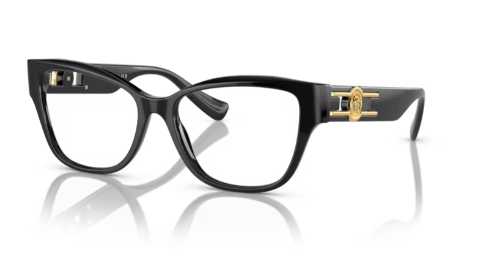 Versace 0VE3347 GB1 Black 54mm Square Women's Eyeglasses