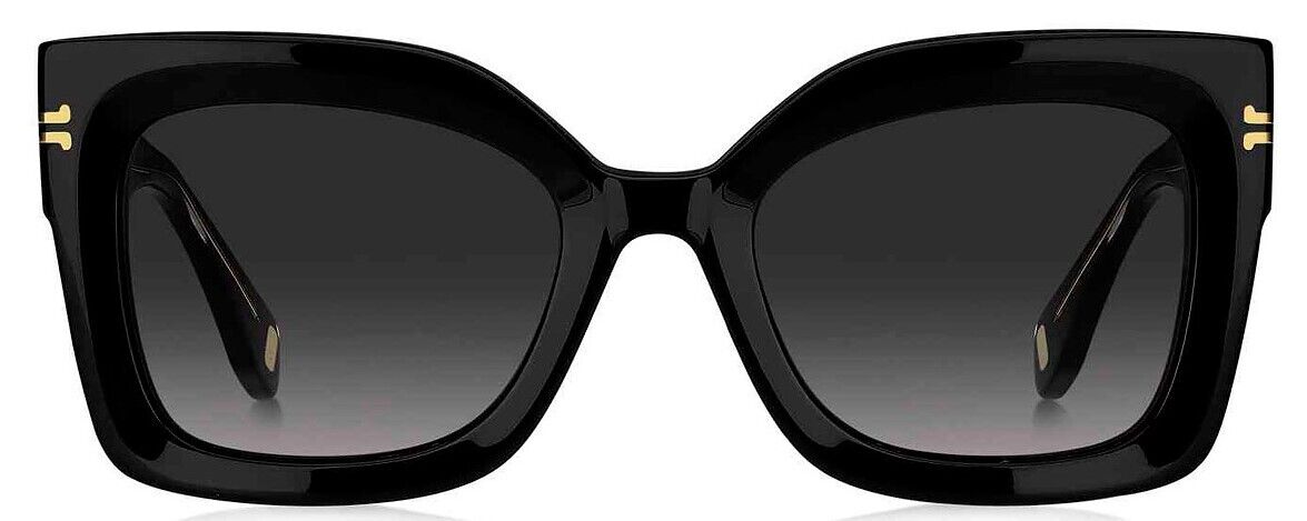 Marc Jacobs MJ-1073/S 0807-9O Black/Grey Gradient Cat-Eye Women's Sunglasses