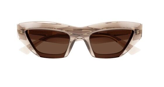 Bottega Veneta BV1219S 003 Nude/Brown Cat Eye Women's Sunglasses