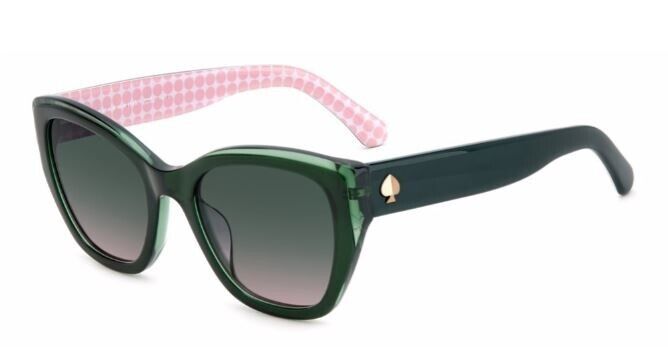 Kate Spade Yolanda/S 01ED/JP Green/Green-Pink Gradient Women's Sunglasses