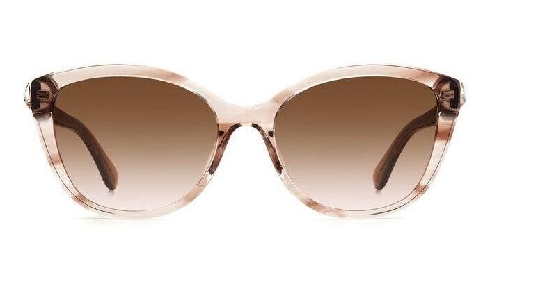 Kate Spade Hensley/G/S 0HR3/M2 Beige Horn/Brown Pink Gradient Cat-Eye Sunglasses