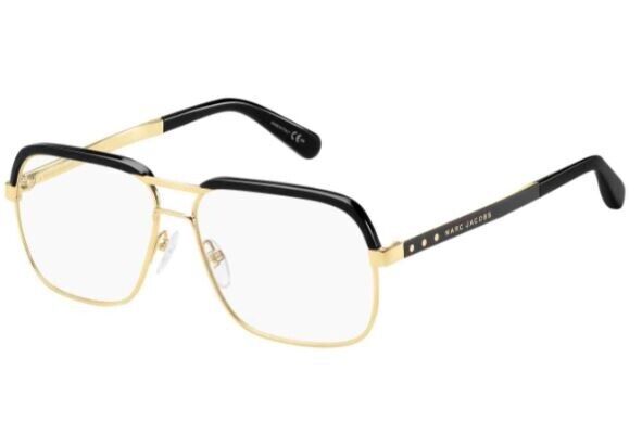 Marc Jacobs MJ-632 0L0V/00 Gold Black Rectangle Men's Eyeglasses