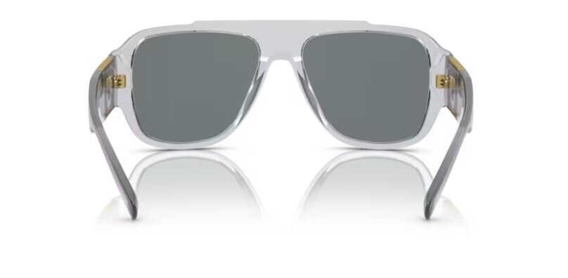 Versace 0VE4436U 530580 Grey/ Dark Blue Soft Rectangle Men's Sunglasses