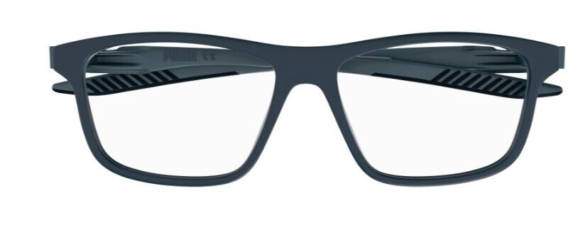 Puma PU0361O 002 Grey-Grey Rectangular Full-Rim Unisex Eyeglasses