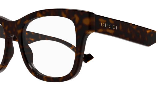 Gucci GG1332O-005 Havana Rectangular  Men's Eyeglasses