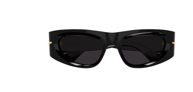 Bottega Veneta BV1144S 001 Black/Grey Cat Eye Women's Sunglasses