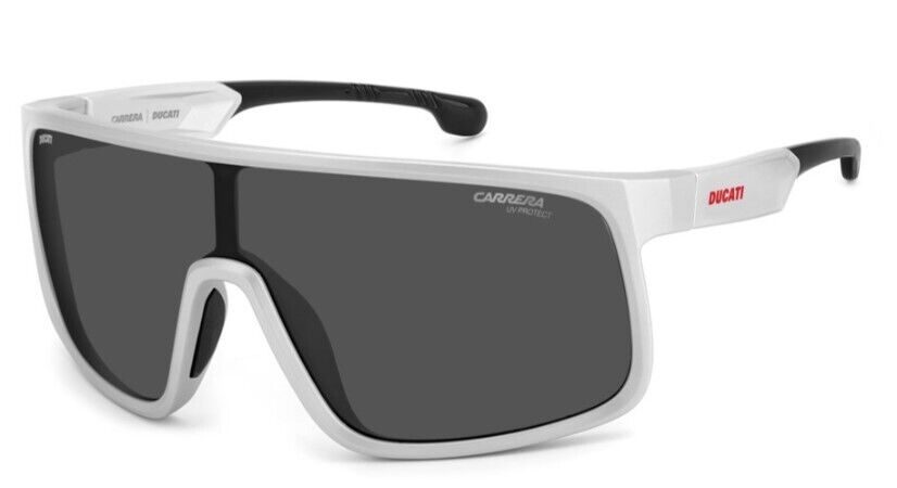 Carrera CARDUC-017/S 6HT/IR Matt White/Grey Square Men's Sunglasses