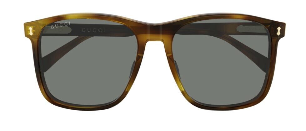 Gucci GG 1041S-002 Havana Gray square Unisex Sunglasses