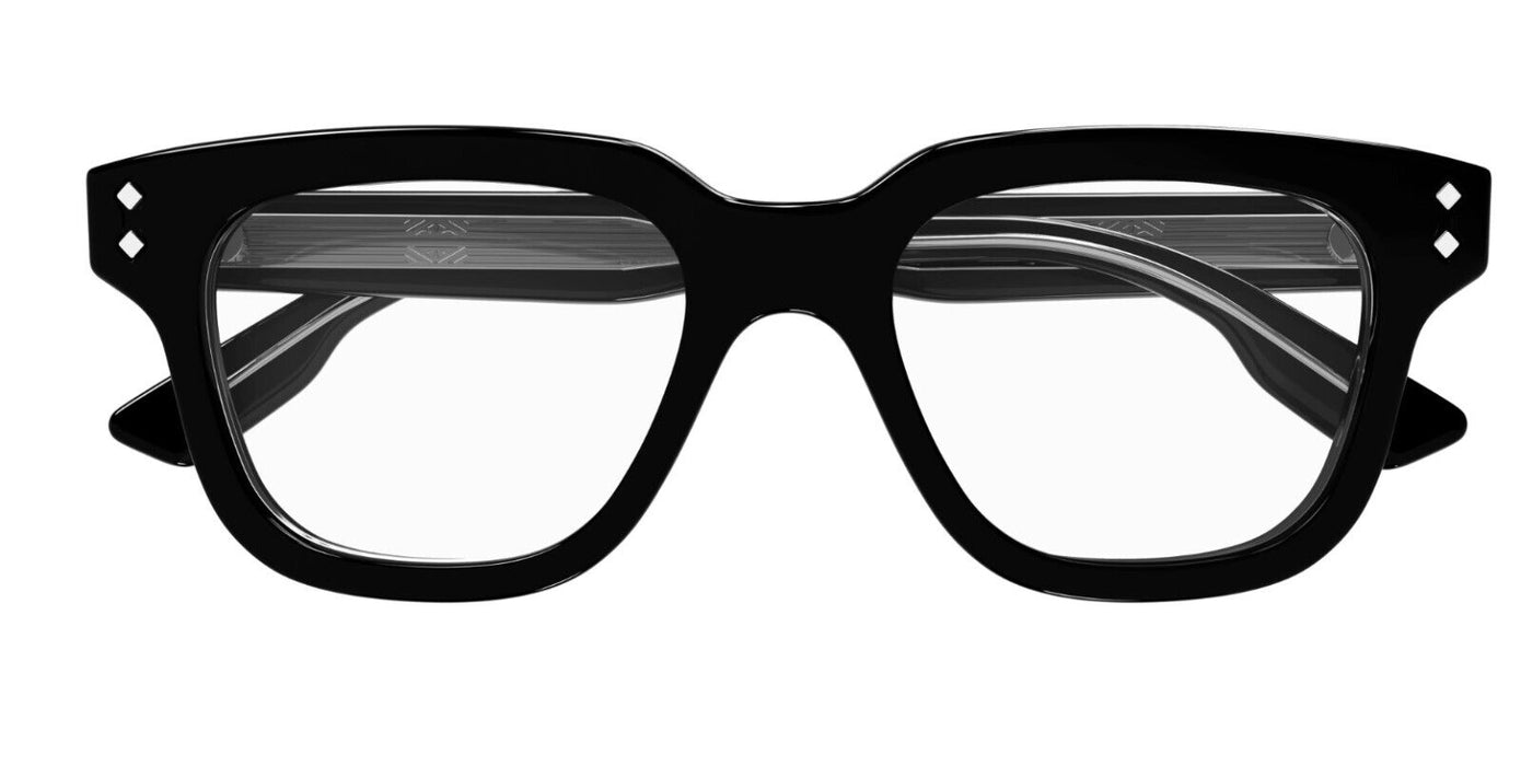 Gucci GG1219O 001 Black Square Men's Eyeglasses