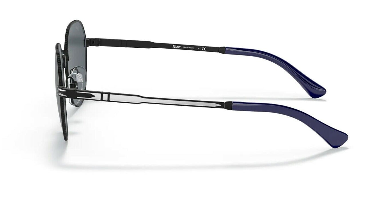 Persol 0PO 2486S 1111R5 Black Silver/Blue Unisex Sunglasses