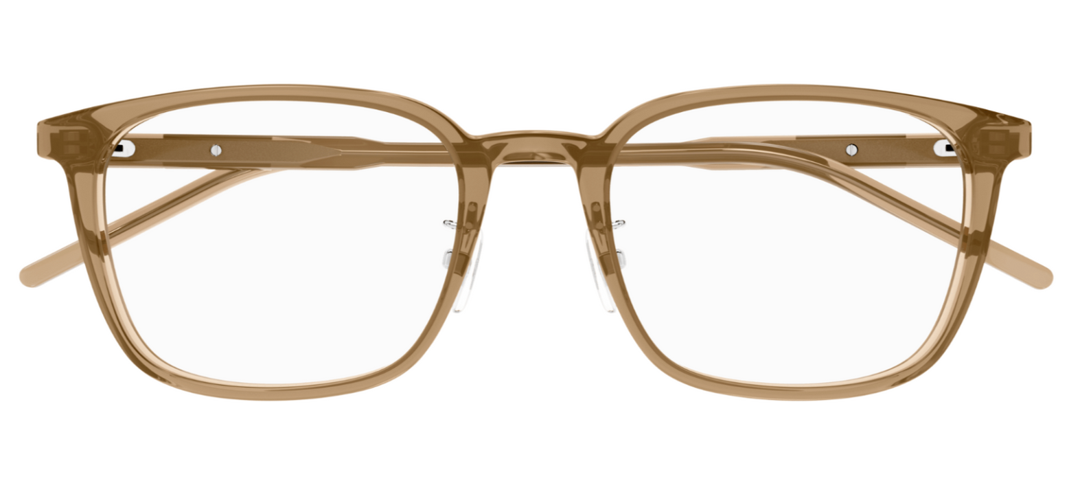 Gucci GG1465OA 004 Brown Rectangular Men's Eyeglasses