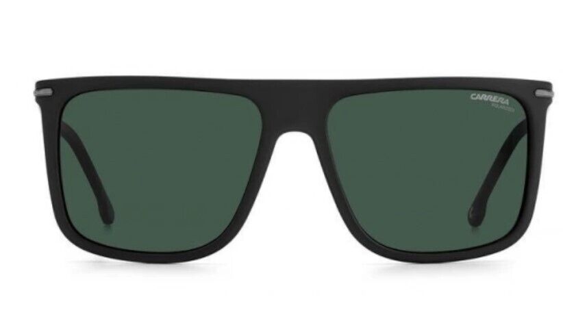 Carrera 278/S 003/UC Matte Black/Green Polarized Rectangle Men's Sunglasses