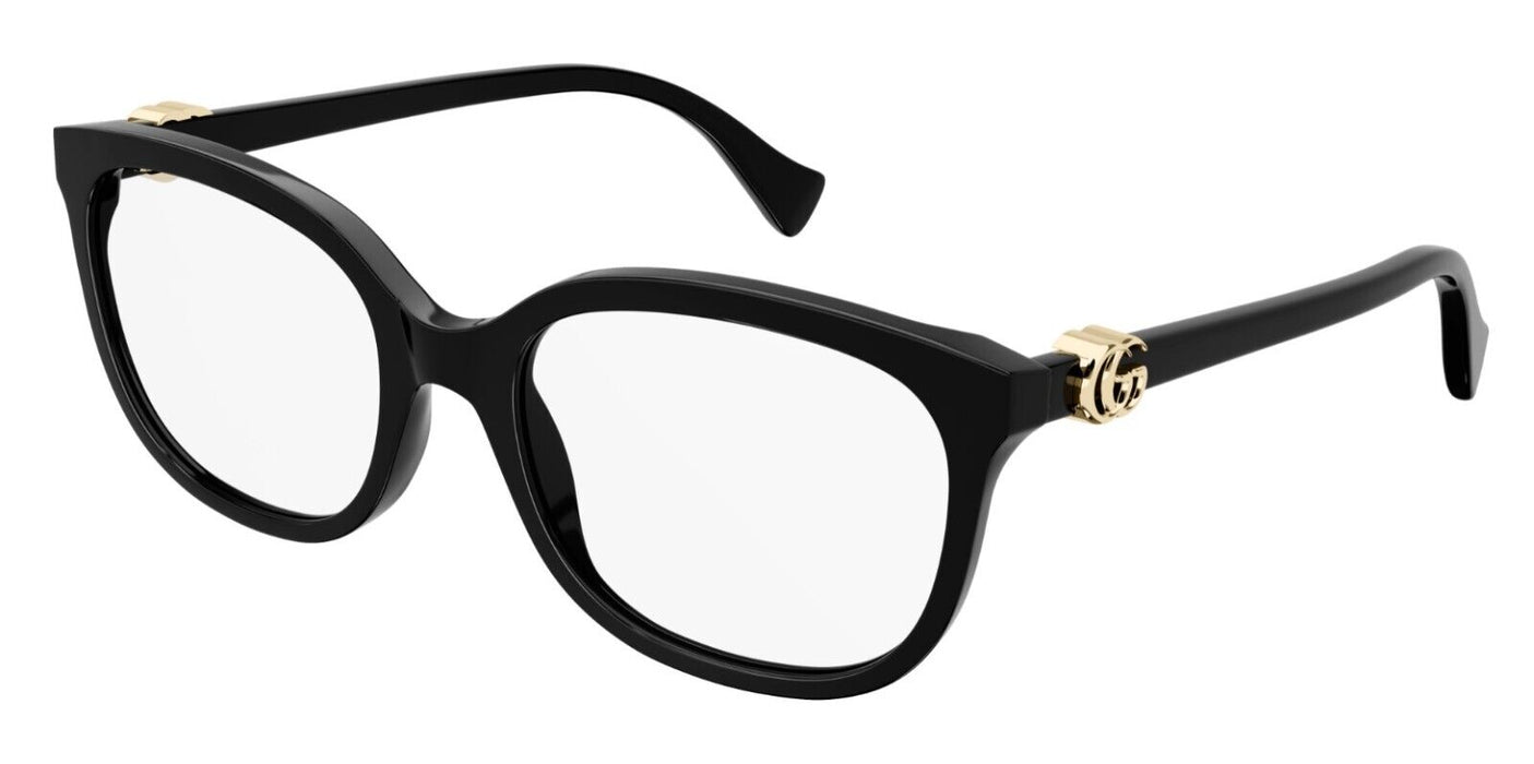 Gucci GG1075OA 001 Black Soft Square Women's Eyeglasses