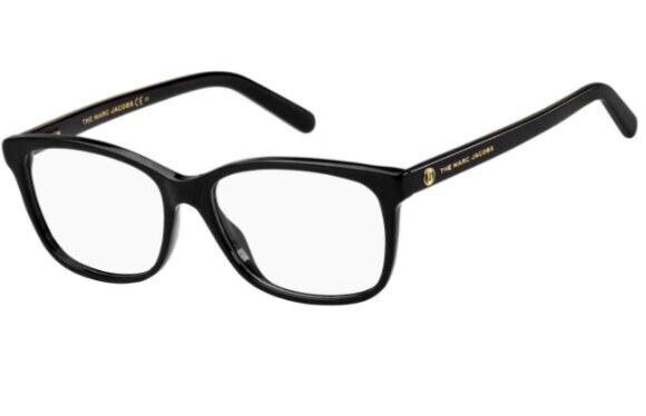 Marc-Jacobs MARC-558 0807/00 Black Rectangle Women's Eyeglasses