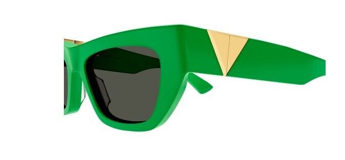 Bottega Veneta BV1177S 003 Green/Green Cat Eye Women's Sunglasses