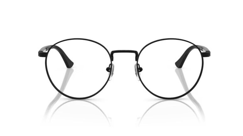Persol 0PO1008V 1078 Black/Black Round Unisex Eyeglasses
