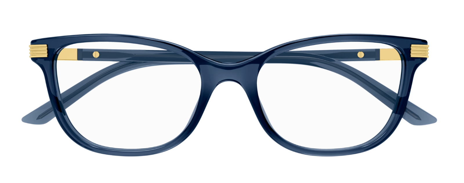 Gucci GG1451O 006 Blue Cat Eye Women's Eyeglasses