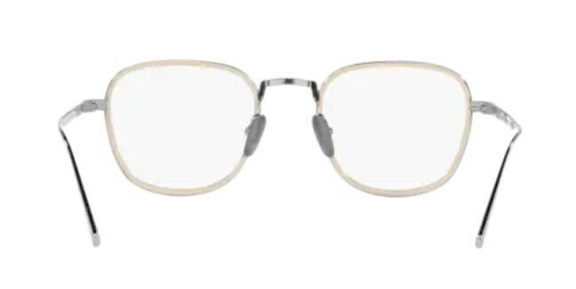 Persol 0PO5007VT 8010 Silver/Gold Square Unisex Eyeglasses