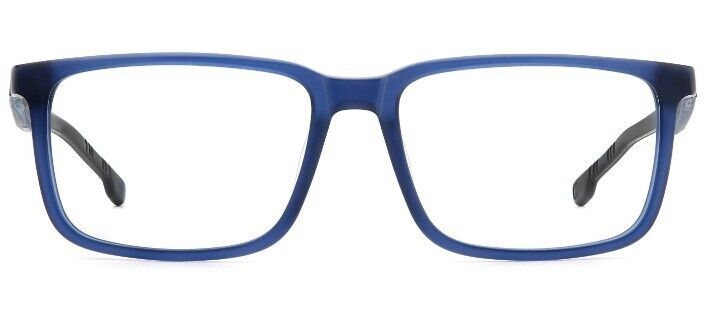 Carrera CARDUC 026 0FLL 00 MTT Blue Matt Blue Rectangular Men's Eyeglasses