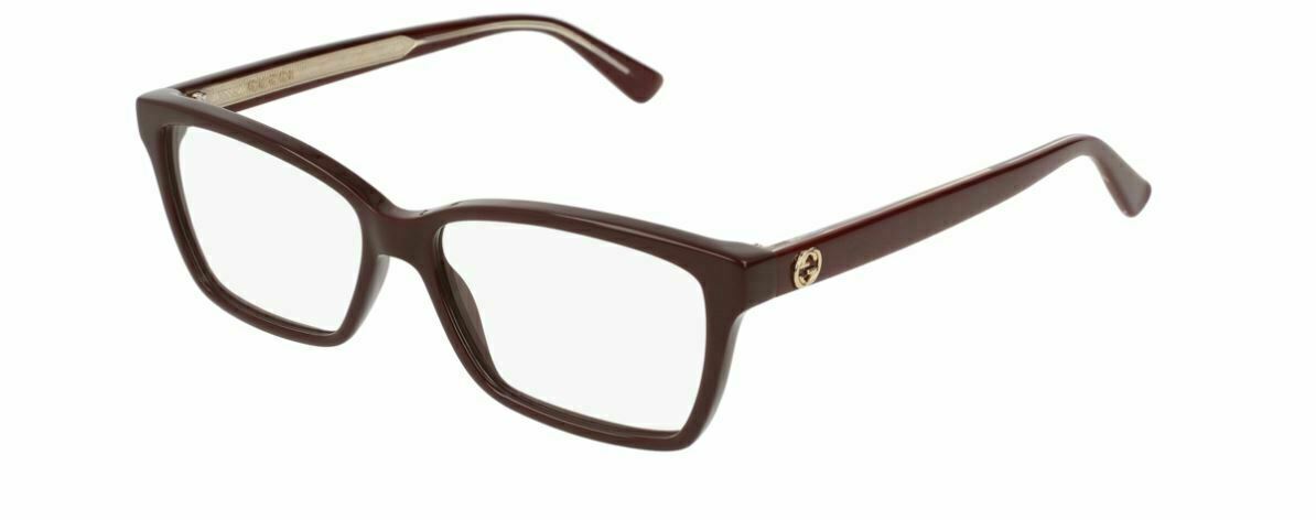 Gucci GG 0312 O 003 Burgundy Eyeglasses