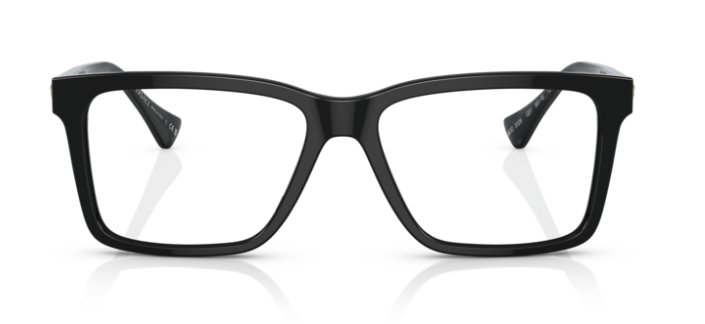 Versace 0VE3328 GB1 Black 54mm Rectangle Men's Eyeglasses
