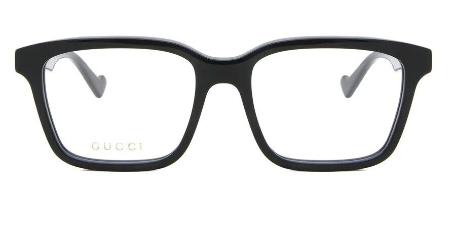 Gucci GG0964O 004 Black Rectangular Men's Eyeglasses