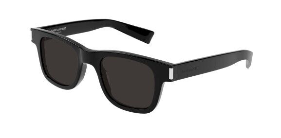 Saint Laurent SL 564 006 Black/Black Square Unisex Sunglasses