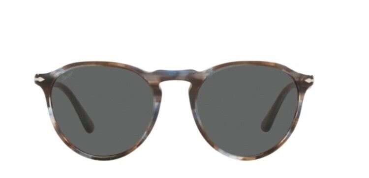 Persol 0PO3286S 1155B1 Striped Blue/ Dark Grey Unisex Sunglasses