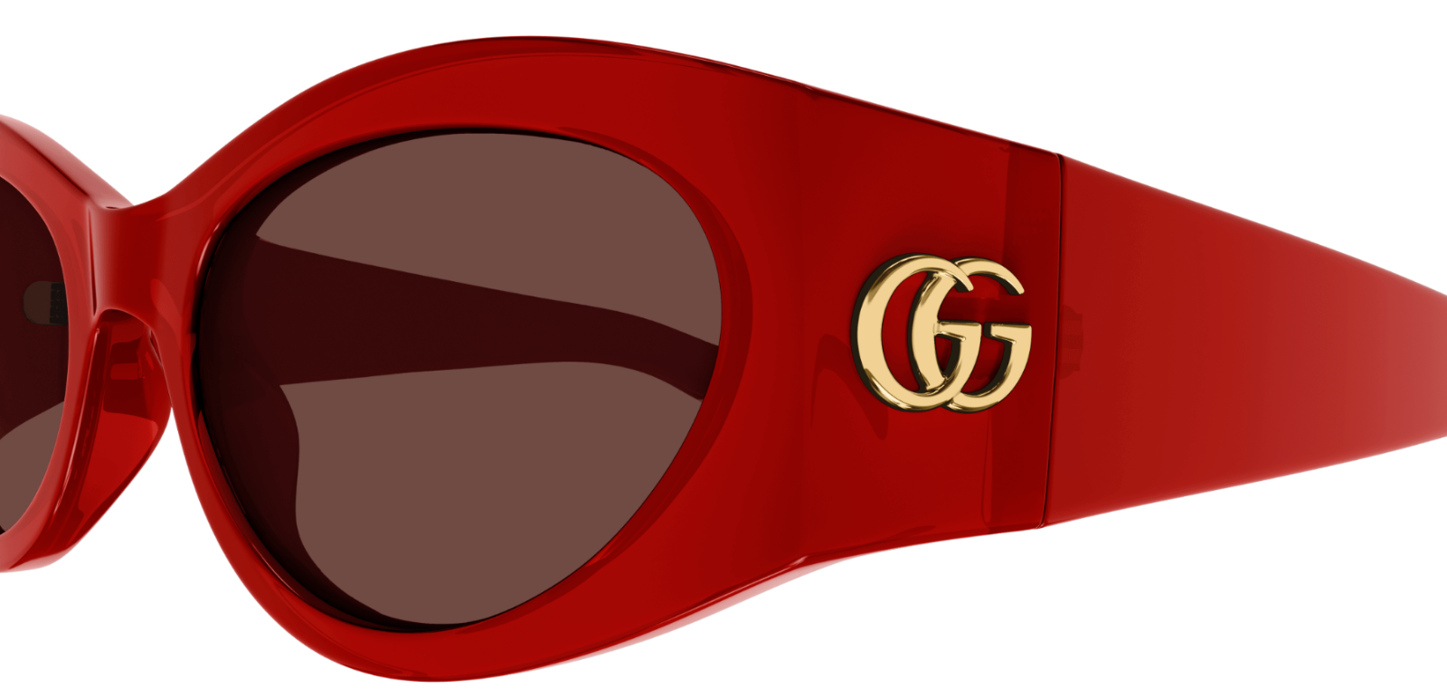 Gucci GG1401S-003 Red/Brown Cat-eye Women's Sunglasses