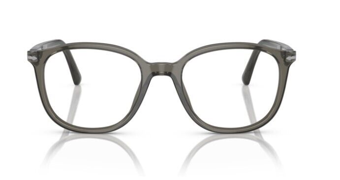 Persol 0PO3317V 1103 Transparent Taupe Grey  Round 51mm Men's Eyeglasses